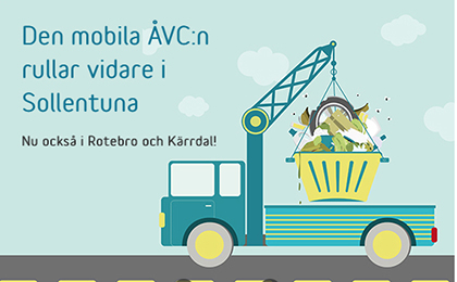 Mobil återvinningscentral åter till Kärrdal